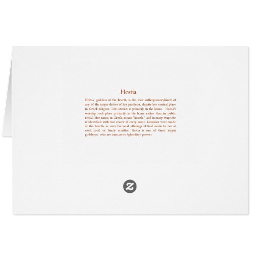 Prayer to Hestia (Back Horizontal)