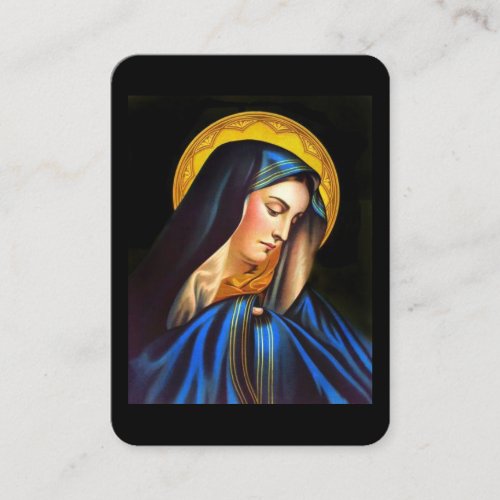 Prayer to Mary For a Happy Death Prayer Card