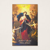 Prayer to Our Lady Undoer of Knots Holy Card (Front)