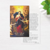 Prayer to Our Lady Undoer of Knots Holy Card (Desk)