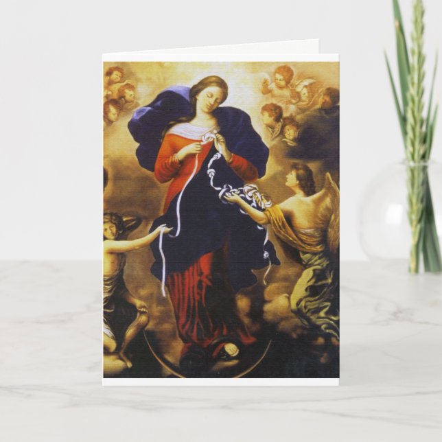 PRAYER TO OUR LADY UNTIER OF KNOTS. CARD (Front)