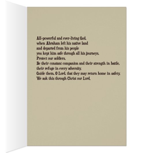 Prayer to Saint Michael (Inside (Right))