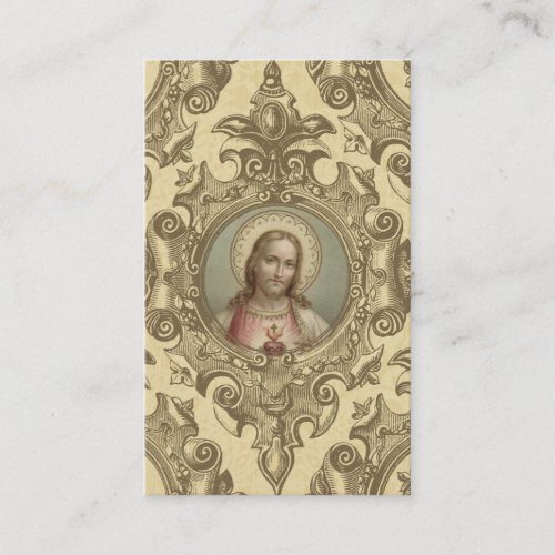 Prayer to the Sacred Heart of Jesus Holy Card