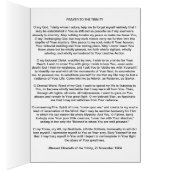 PRAYER TO THE TRINITY CARDS (Inside (Right))