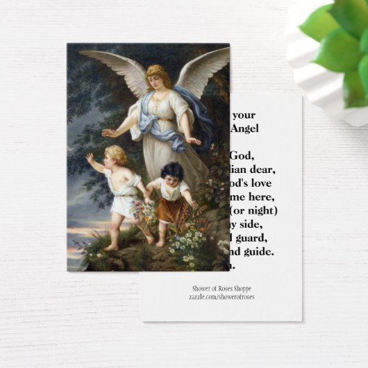 Prayer to Your Guardian Angel Holy Card (Desk)