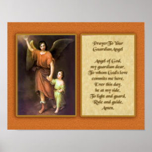 Prayer to Your Guardian Angel. Poster