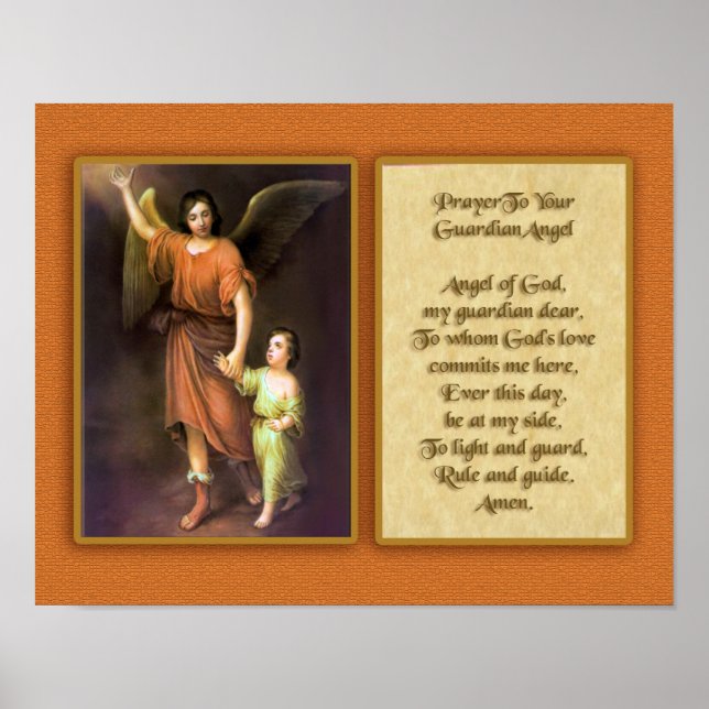 Prayer to Your Guardian Angel. Poster (Front)