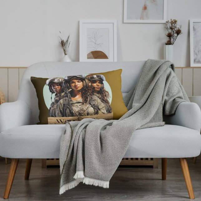 Prayer Warrior Accent Pillow (Creator Uploaded)