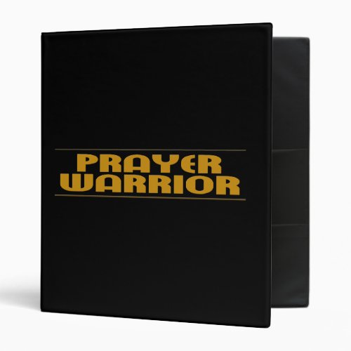 Prayer Warrior Binder