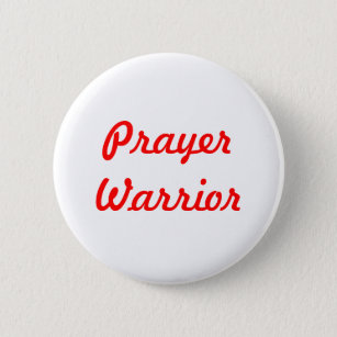 Prayer Warrior Button