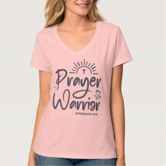 Prayer Warrior Christian Faith T-Shirt