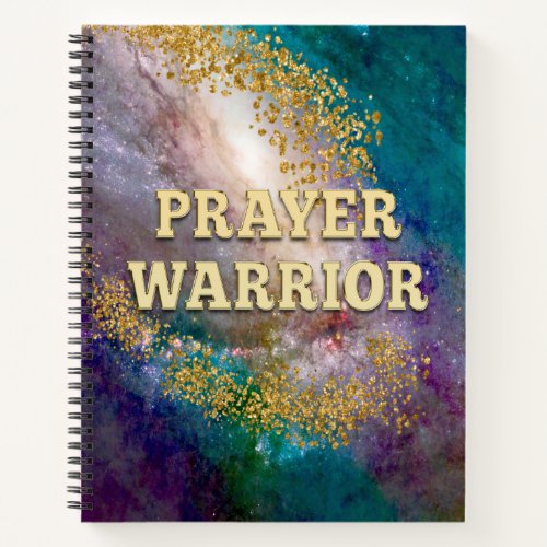 PRAYER WARRIOR Cosmos Notebook