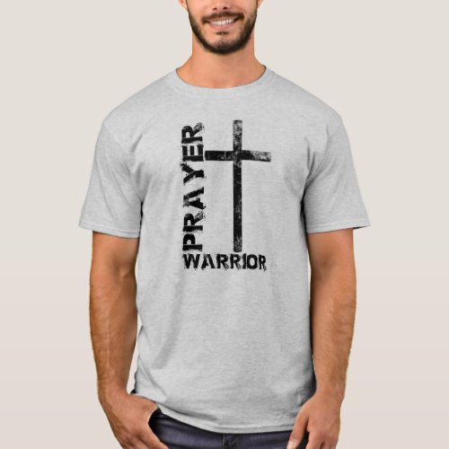 Prayer Warrior Cross T_shirt