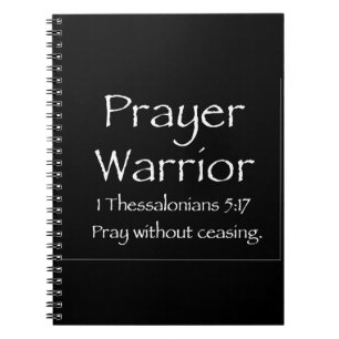 Prayer Warrior Journal black