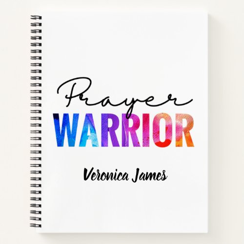 Prayer Warrior Journal Notebook