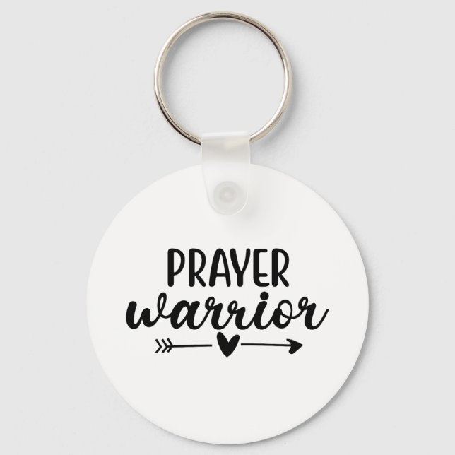 Prayer Warrior  Keychain (Front)