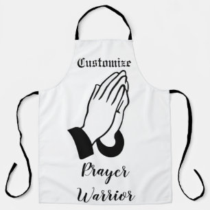 Prayer Warrior Praying Thunder_Cove Apron