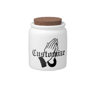 Prayer Warrior Praying Thunder_Cove Candy Jar