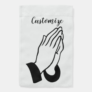 Prayer Warrior Praying Thunder_Cove Garden Flag