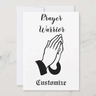 Prayer Warrior Praying Thunder_Cove Invitation