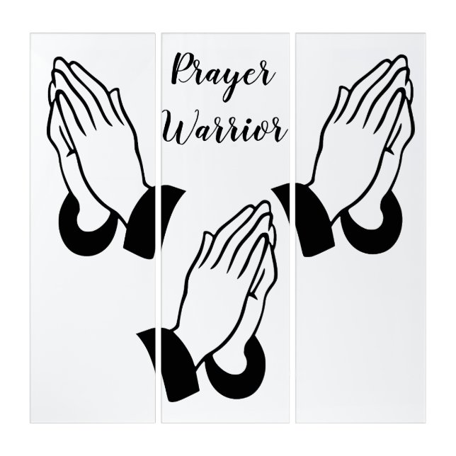 Prayer Warrior Praying Thunder_Cove Triptych (Front)