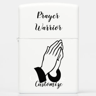 Prayer Warrior Praying Thunder_Cove Zippo Lighter