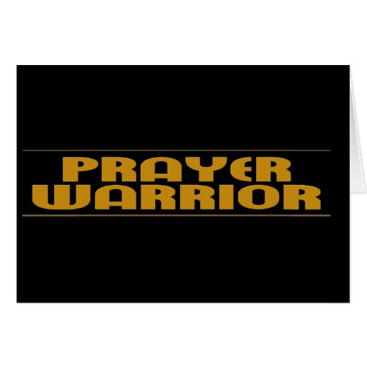Prayer Warrior Products Cards (Front Horizontal)