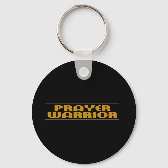 Prayer Warrior Products Keychain (Front)