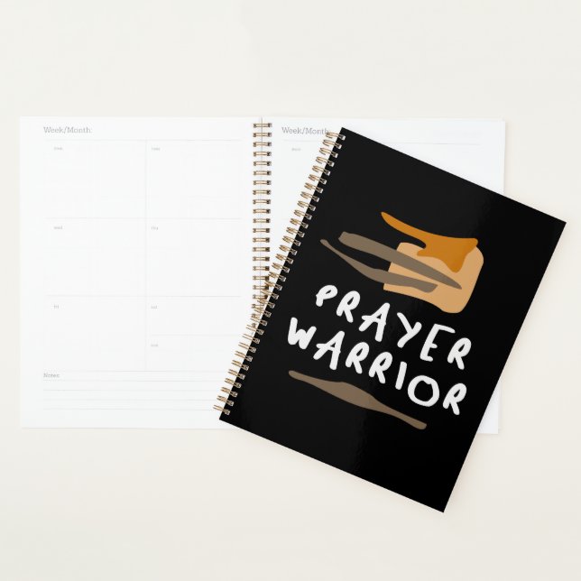 Prayer Warrior - Strong and Empowering Christian  Planner (Display)