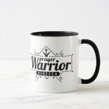 Prayer Warrior Tribal Emblem Mug
