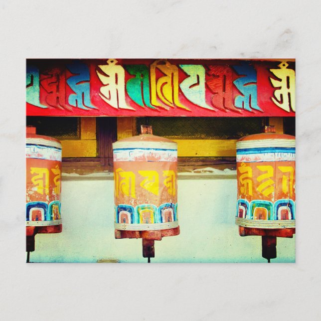 Prayer Wheels Postcard (Front)