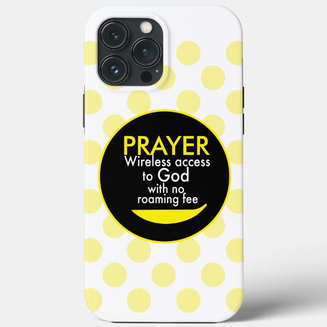Prayer - Wireless access to God  Case-Mate iPhone Case (Back)