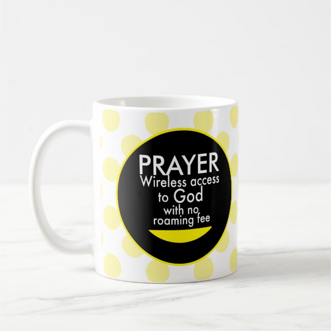 Prayer - Wireless Coffee Mug (Left)