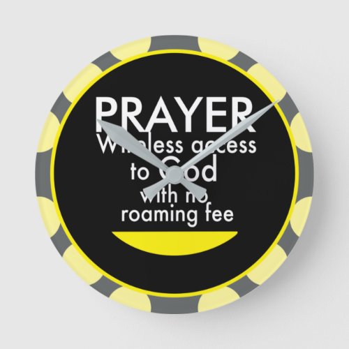 Prayer _ Wireless Round Clock