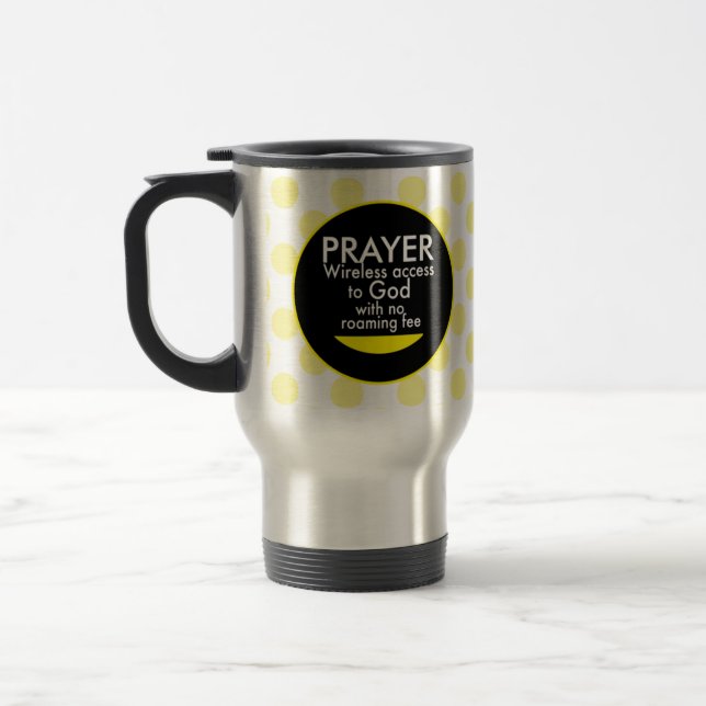 Prayer - Wireless Travel Mug (Left)
