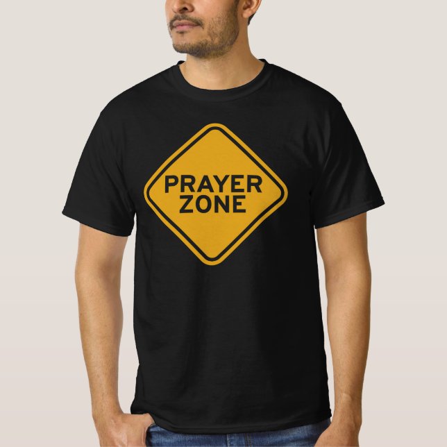 Prayer Zone – Peace, Focus and Faith T-Shirt (Front)