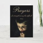 Prayers During Difficult Times Card at Zazzle