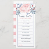 Prayers for Baby, Baby Shower, Blue, Pink (Front/Back)