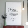 Prayers for Baby Well Wishes for Baby shower Sign