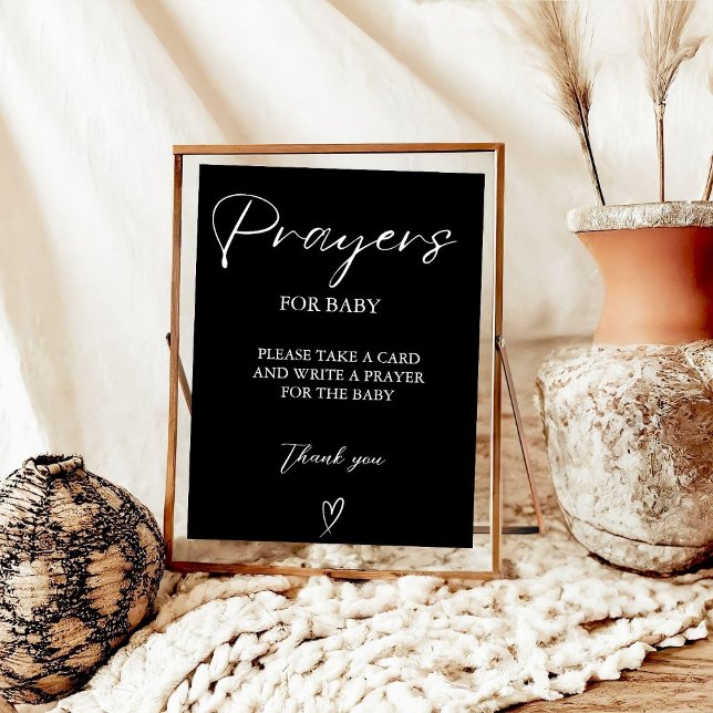  Prayers for Baby Well Wishes for Baby shower Sign (Creator Uploaded)