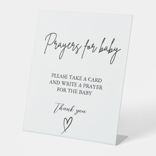  Prayers for Baby Well Wishes for Baby shower Sign