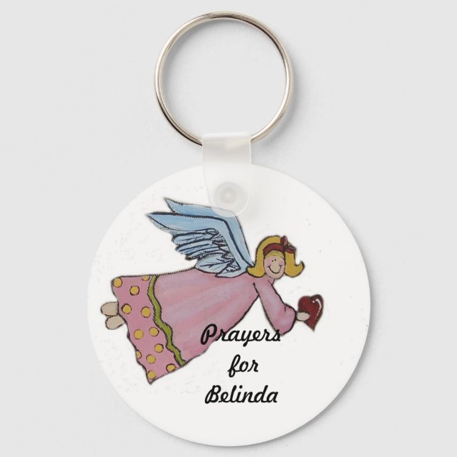 Prayers for Belinda Keychain (Front)