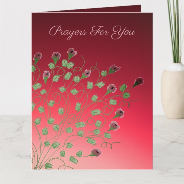 Prayers For Your Loss Card (Front)