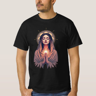 Prayers in the Shadows - Goth Madonna T-Shirt