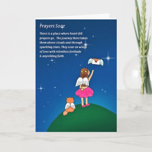 Prayers Soar Greeting Card