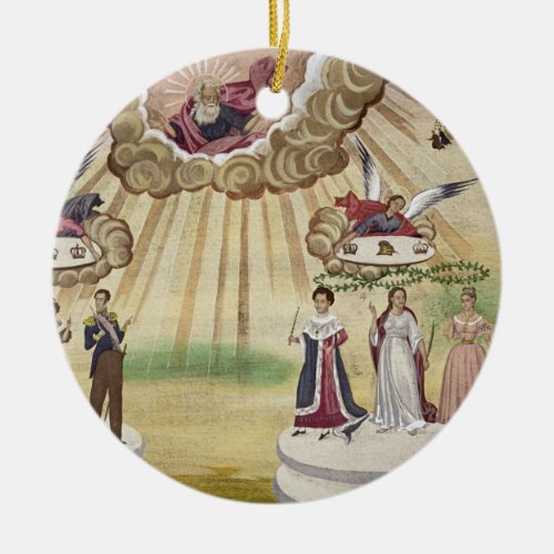 Prayers to the Gods for the Liberation of Greece Ceramic Ornament
