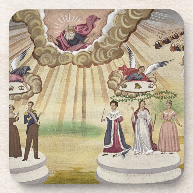 Prayers to the Gods for the Liberation of Greece, Drink Coaster (Front)