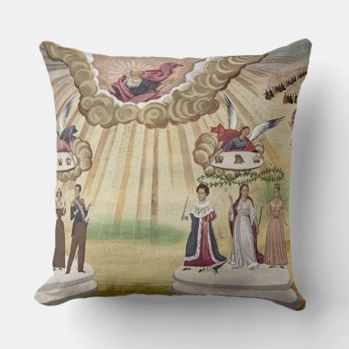 Prayers to the Gods for the Liberation of Greece Throw Pillow