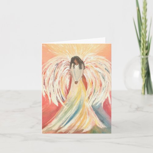 Praying Angel Blank Card