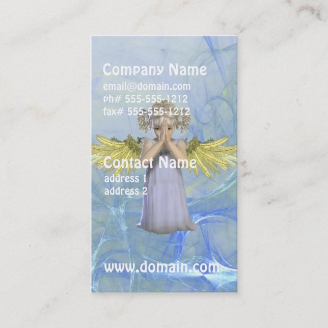 Praying Angel Business Cards (Front)